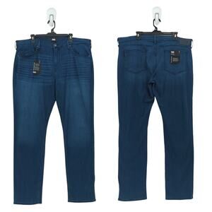 PAIGE Men 40 Federal Jeans Truesdale Blue Slim Straight Stretch M655734-B002 NEW